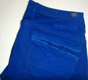G Star Womens Size W30 X L27 Raw Hemmed New Ocean Skinny Blue Denim Jeans - Picture 1 of 6