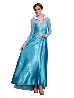 Frauen Frozen Prinzessin Elsa Erwachsene Kostüm Cosplay-World Bookweek