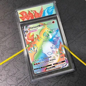 Charizard 074/073 - Champions Path - SIN TARJETA - Etiqueta + Estuche de exhibición de losa solamente - Imagen 1 de 4