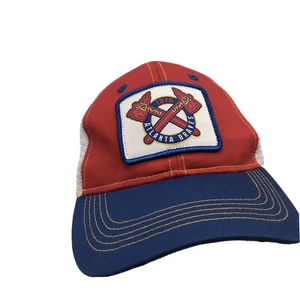 Atlanta Braves Trucker Hat Ball Cap Chop On NAPA Designed by Chase Elliott Snap - Picture 1 of 7
