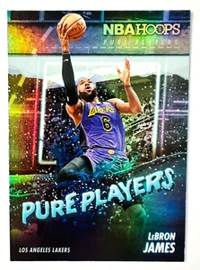 2023-24 Panini NBA Hoops LeBron James Pure Players FOIL Insertar Tarjeta #4 ¡Lakers! - Imagen 1 de 3