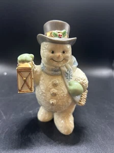 Lenox Snowy Journey Fine China Schneemann Figur - Bild 1 von 16