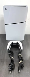 Sony PlayStation 5 Slim Digital Edition PS5 1TB White Console - Picture 1 of 9