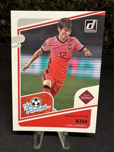 2021-22 DONRUSS ROAD TO QATAR MOON-HWAN KIM THE ROOKIES #19 KOREA