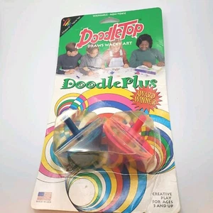 VTG 1996 Doodle Top,Doodle Plus Drawing Toy, 2 in Package, New Old Stock - Picture 1 of 5