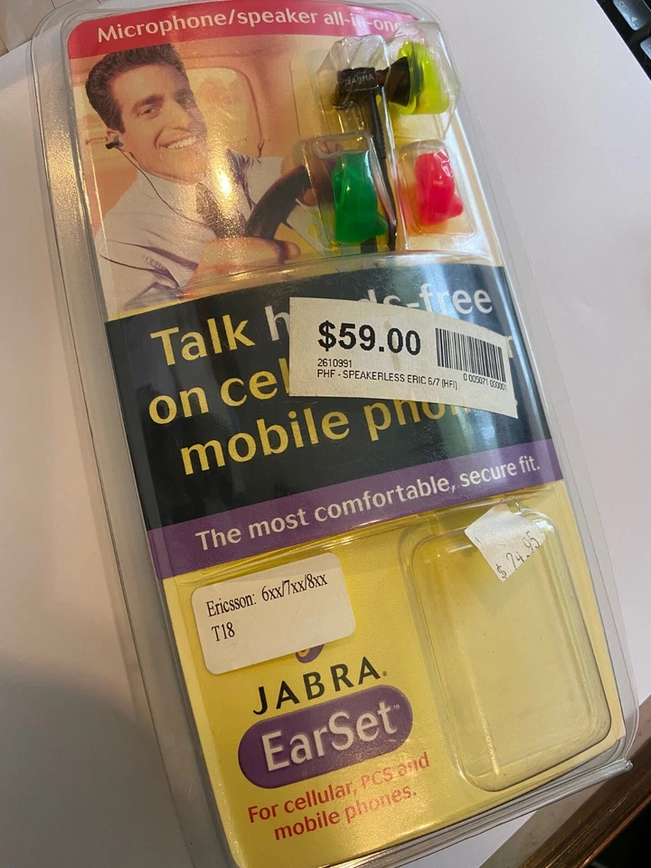 Jabra EarSet Hands-Free Mono Headset for Ericsson GA-628,GH-688,768,788,788e,T18 - Image 1 of 2