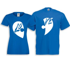 Herz Liebe Valentinstag Geschenk Valentinstag Freundin Freund Valentinstag Tshirt - Bild 1 von 2