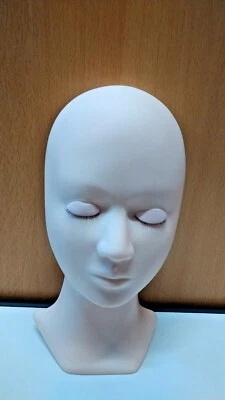 LASHVIEW Lash Mannequin Head, Practice Training Head,For Make Up And Lash Extention