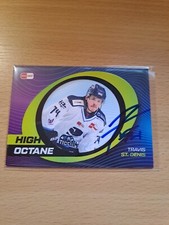 LED 22-23 2022-2023 SIGNED HIGH OCTANE Travis St. Denis Straubing Tigers