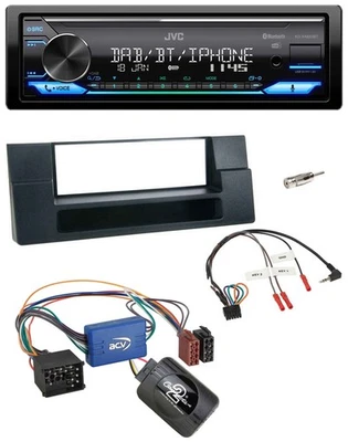 JVC Bluetooth DAB USB Lenkrad Autoradio für BMW 5er E39 96-04 Aktivsystem Ablage - Bild 1 von 4