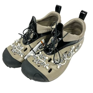 Crocs x Simone Rocha Quick Trail Clogs Womens 10 / Mens 8 Khaki/Black Bling NEW! - Picture 1 of 14