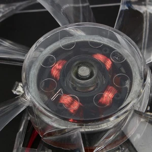 4Pin DC 12V 80mm Blue LED Light CPU PC Computer Cooling Case Fan - Picture 1 of 11