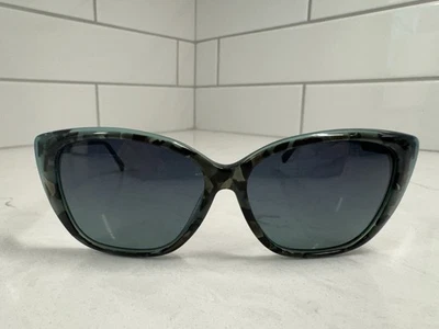 Gafas de sol Vera Wang V442 TE verde azulado carey ojo de gato 54-13-140 Foto 1 de 4