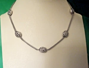 Vintage Sterling Necklace. 16" - Picture 1 of 4