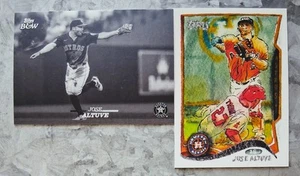 #39 Jose Altuve 2024 Topps Spotlight _ #40 Altuve 2024 Topps blanco y negro - Imagen 1 de 2