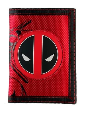 Deadpool Logo Trifold with Key Ring Men's Wallet - Image 1 of 2