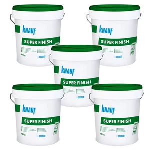 5 x KNAUF Super Finish Sheetrock Fertigspachtel Fugenspachtel Spachtelmasse 20kg - Bild 1 von 1
