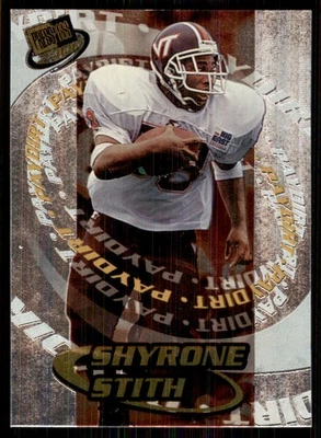 2000 Press Pass Paydirt #PD 6 Shyrone Stith Rookie Hokies - Image 1 of 2