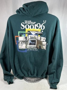 Felpa con cappuccio Wilbur Soot 96' uomo S versione verde 1.2 A PC di cui ti puoi fidare - Foto 1 di 9