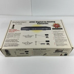 SanSonic ATSC convertitore digitale-analogico FT-300A con telecomando nuovo - Foto 1 di 6