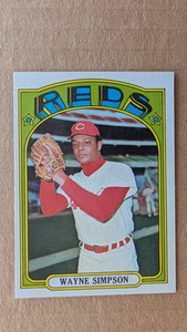 1972 Topps WAYNE SIMPSON Card #762 CINCINNATI REDS - Picture 1 of 2
