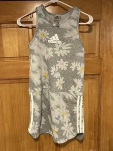 Adidas Summer Spring Dress Flowers Girls Large (14) - Picture 1 of 4