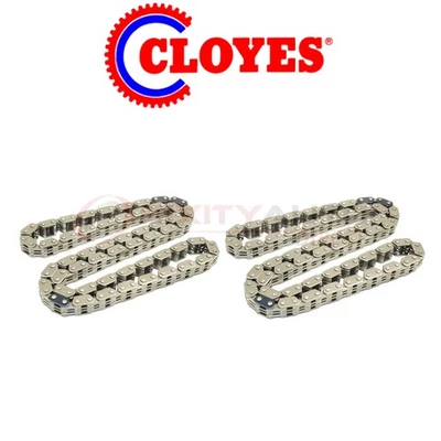 2 pc Cloyes Upper Engine Timing Chain for 2002-2007 Dodge Ram 1500 - Valve op Foto 1 de 4