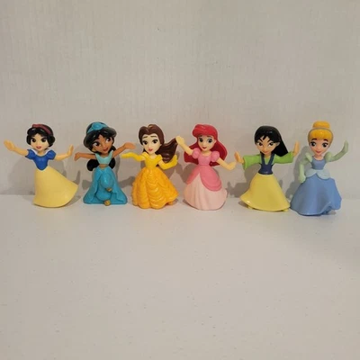 2020 McDonalds Disney Princess лот из 6 фигурок Жасмин Мулан Ариэль Белль  - Изображение 1 из 4