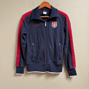 Nike Mens US Soccer Full Zip Jacket Size M Athlete Training Activewear Team USA - Picture 1 of 11