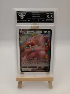 Pokémon TCG Greedent V Shining Fates 053/072 Holo Ultra Rare Get Graded 8.5 - Picture 1 of 3