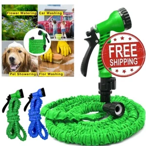 25FT 50FT 75FT 100FT Magic Water Pipe Hose Suit for Gardening Outdoor Use, Green - Picture 1 of 10