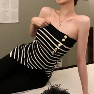 Harajuku Women Crop Tops Off-shoulder Sweater High Split Tops Female Clothes - Picture 1 of 10