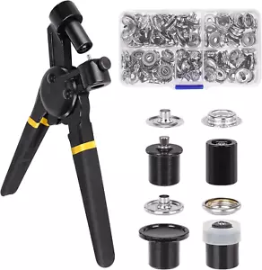 Canvas Snap Kit Heavy Duty Snap Fastener Tool Adjustable Snap Setter Tool Includ - Picture 1 of 7