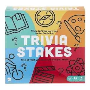 Trivia Stakes Family Board Game with Trivia and Wagers New - Picture 1 of 5