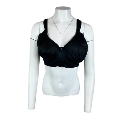 Sujetador Breezies para mujer suavizante contorno sin costuras con aros negro talla 44DDD Foto 1 de 2
