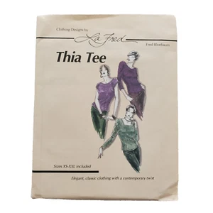 Sewing Pattern LA FRED Thia Tee Blouse SZ XS-XXL FF UNCUT Contemporary Classic - Picture 1 of 2