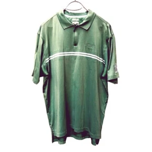 adidas Men's PGA Tour Michelob Ultra Golf Shirt Quarter Zip Green SIze 2XL - Picture 1 of 5
