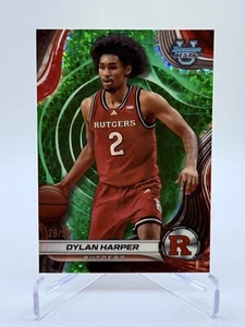 2024-25 Bowman U Best University DYLAN HARPER Mini-Green Diamond Refractor /99 - Picture 1 of 2