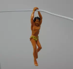 Vintage Vine-Swinging Tarzan Figure from Rare Corgi Toys Gift Set No. 36, 1976 - Picture 1 of 13