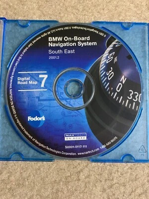 OEM BMW On-Board Navigation Disc CD Version 2001.2 South EastS0001-0117-111 - Image 1 of 2