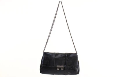 Style & Co. New Black Noelle Exo Clutch Msrp $26.99 - Image 1 of 4