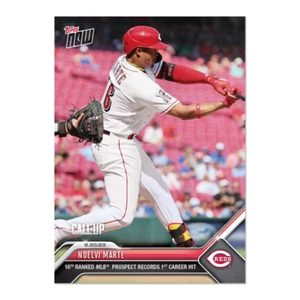 Noelvi Marte Call Up 1st Career Hit 2023 MLB TOPPS NOW 737 - Imagen 1 de 2