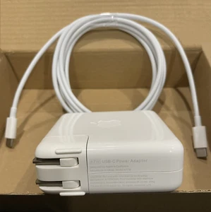 OEM 87W USB-C Power Adapter Charger + Cable For MacBook Pro 15" A1707 13'' A1706 - Picture 1 of 6