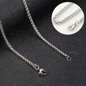 Bellissima Collana Donna Personalizzata Acciaio Inox 3mm Misure 50-80cmC - Foto 1 di 12