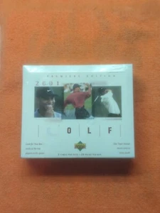 2001 Upper Deck Premiere Edition Golf FACTORY SEALED Box Tiger Woods Rookie PSBL - Picture 1 of 7