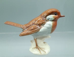 Figura Goebel 1978 pájaro petirrojo porcelana 8,5 cm Bochmann 3804209 esmaltado - Imagen 1 de 7