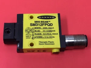 Banner - P/N: SM312FPQD - Amplificador de fibra óptica - Imagen 1 de 3
