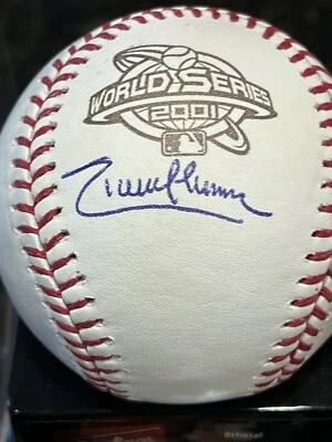 2001 ARIZONA DIAMONDBACKS RANDY JOHNSON AUTOGRAPHED WORLD SERIES BALL JSA - Image 1 of 3