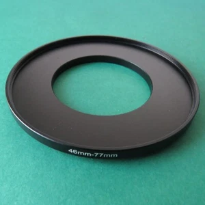 46 mm-77 mm Stepping Step Up Stecker-Buchse Filter Ring Adapter 46 mm-77 mm - Bild 1 von 2