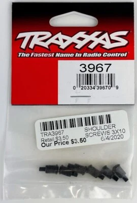 Traxxas 3967 3x10 Shoulder Screws Without Threadlock RC Parts New - Image 1 of 2